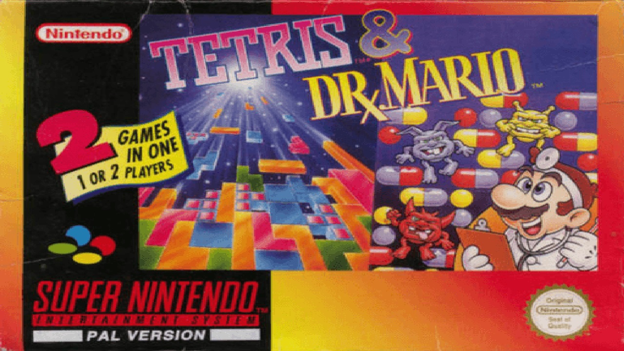 Tetris and Doctor Mario (SNES) thumbnail